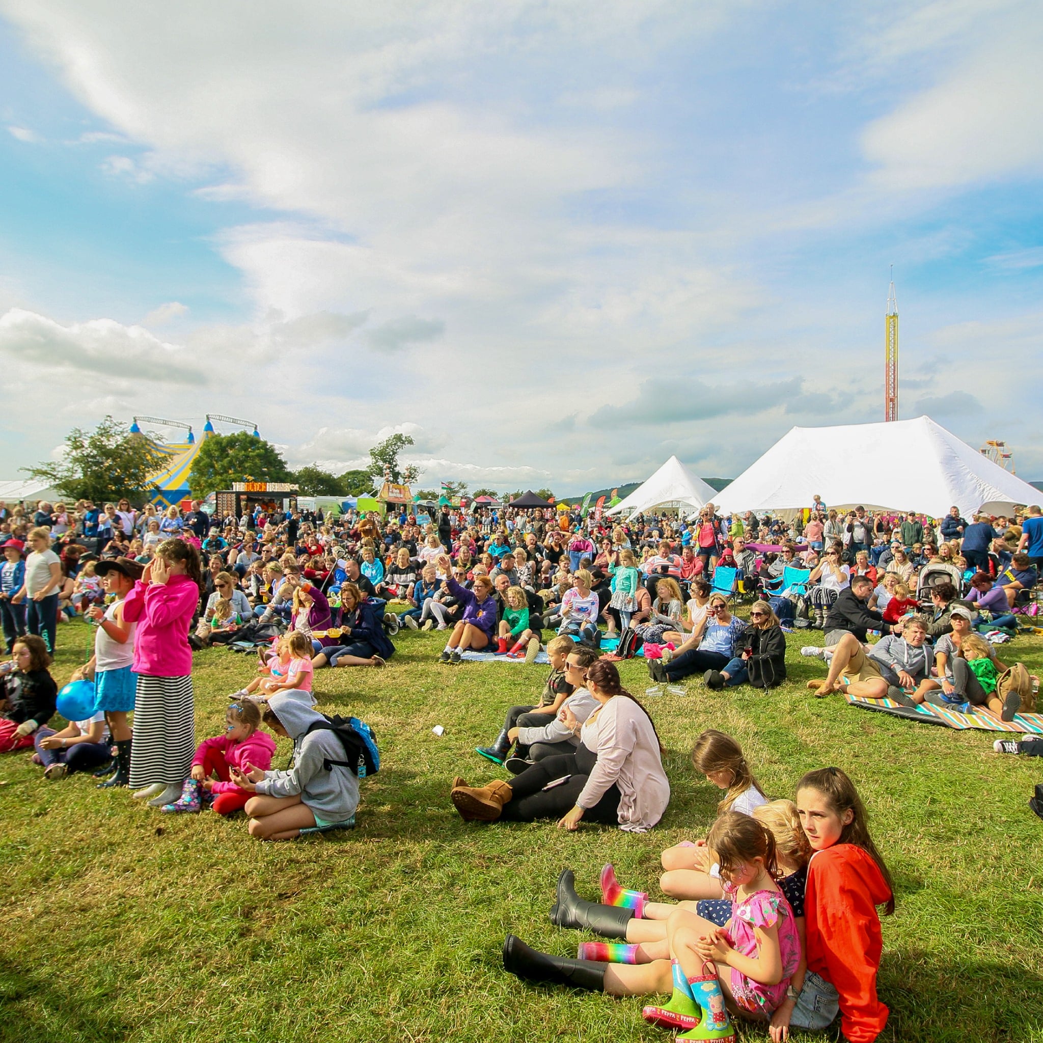 Yorkshire Dales Food and Drink Festival crowds